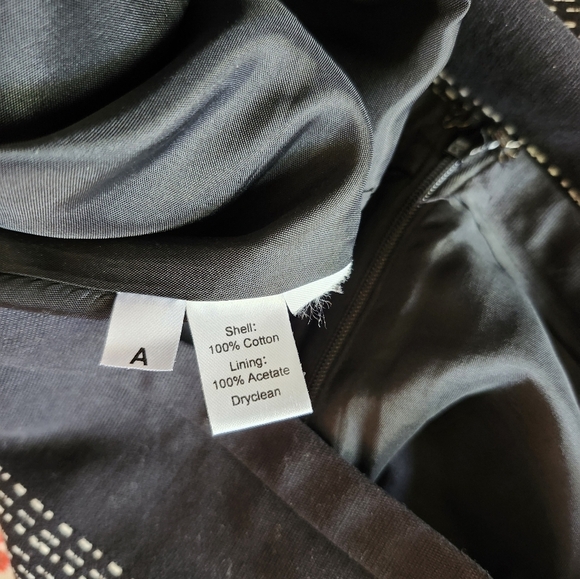 Ann Taylor LOFT Black and White Striped Mini Pencil Skirt - Picture 4 of 4